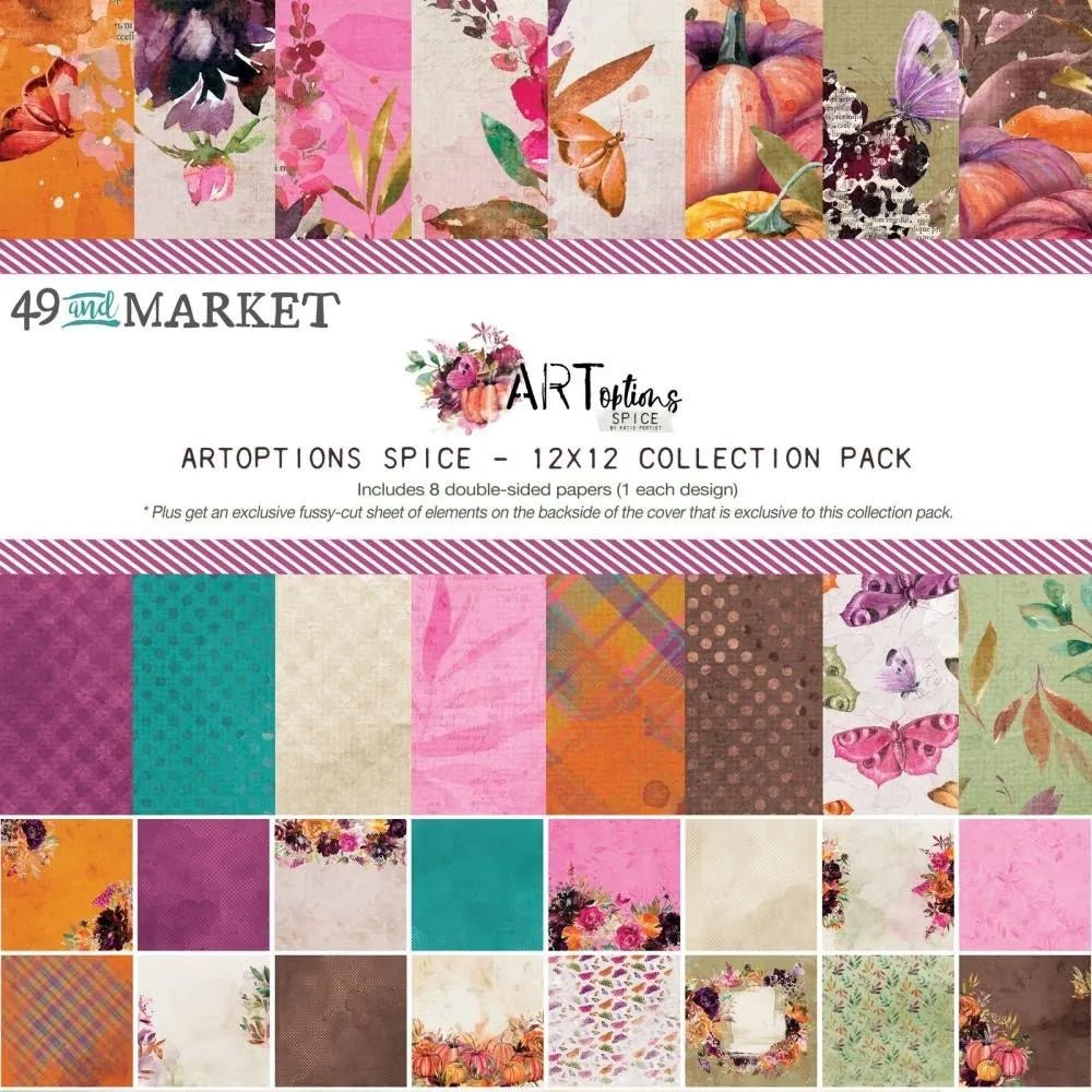 49 & Market ARToptions Spice 12x12 Collection Pack - Kreative Kreations